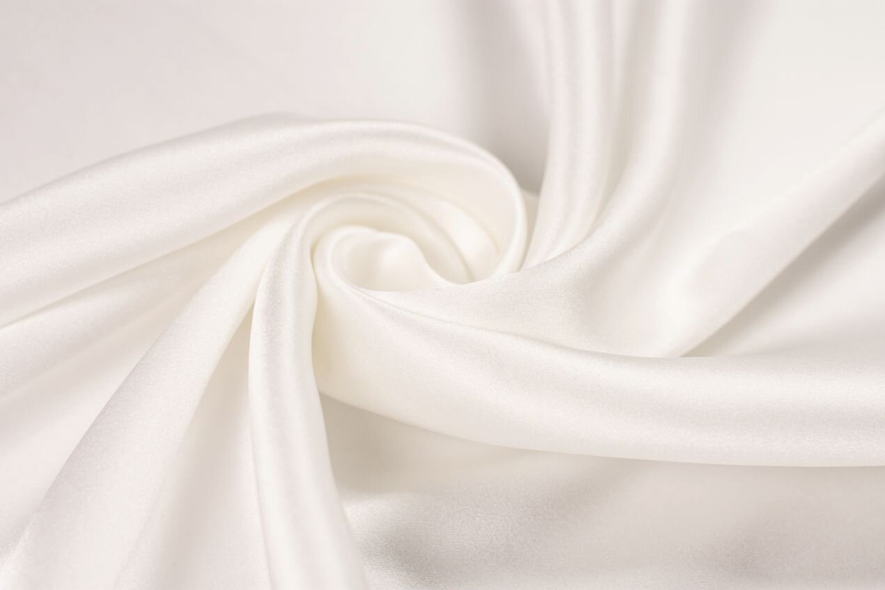 White silk satin - SARTOR BOHEMIA