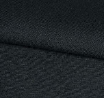 Linen fabric, 100% linen, dark blue, 0.9m