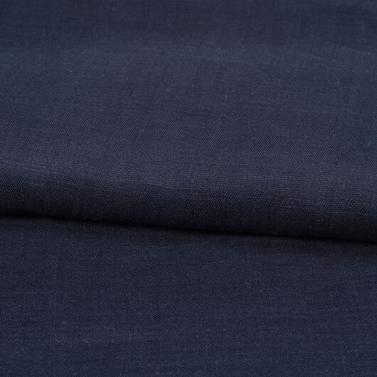 Dark blue fine ramie fabric