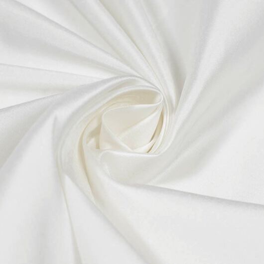 Fine silk dupioni, ivory white