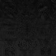 Brocade fabric Qing, black